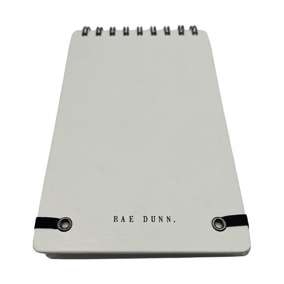 NEW Rae Dunn Busy Bee Top Spiral Hardcover Notebook 192 Lined Pages with Elastic - Picture 7 of 7